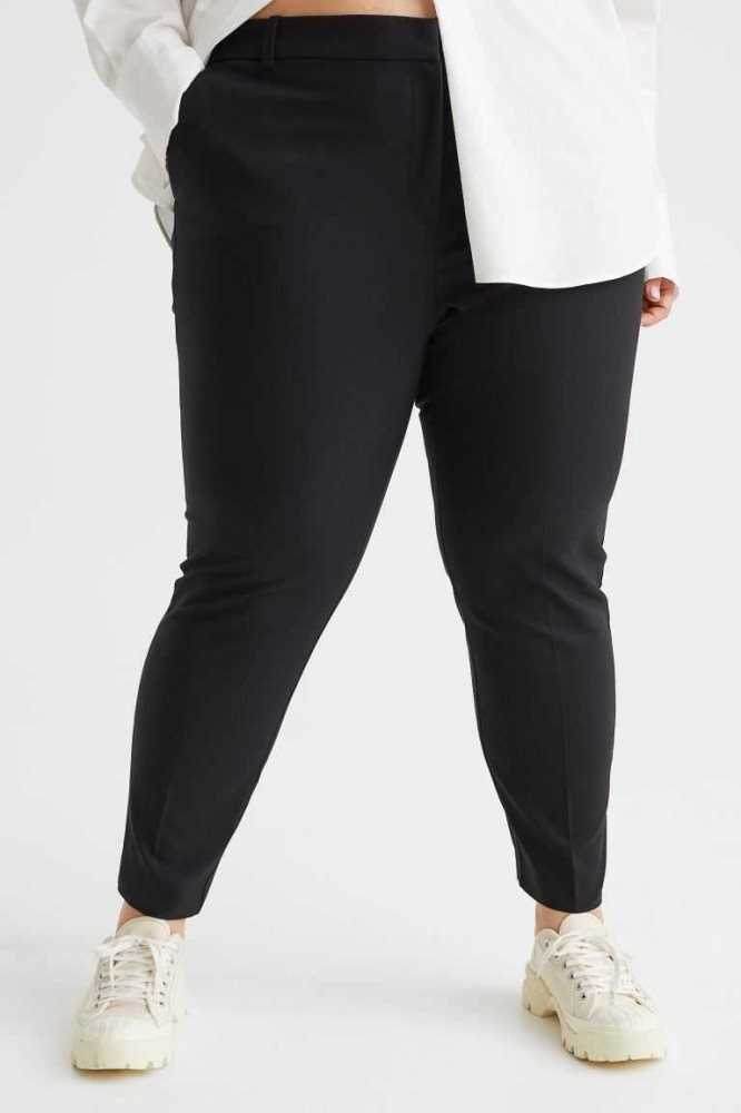 Pantalones H&M Slacks Mujer Negros | 134078MJT