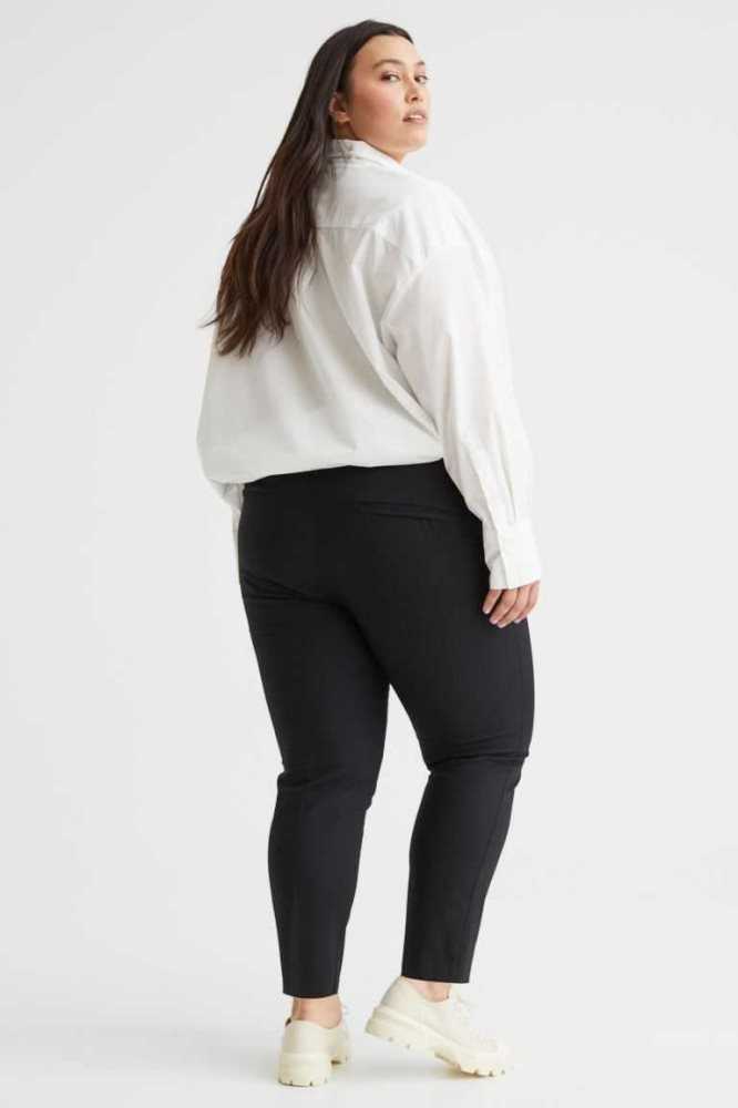 Pantalones H&M Slacks Mujer Negros | 134078MJT