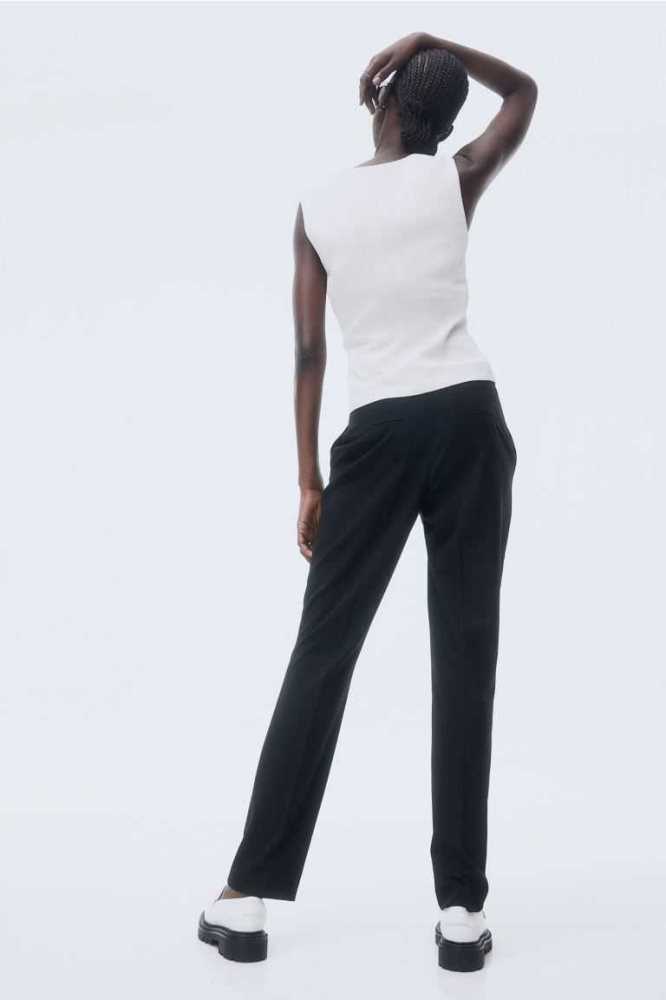 Pantalones H&M Slacks Mujer Negros | 489302DWX