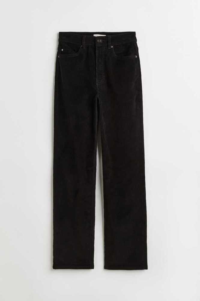 Pantalones H&M Slim Corduroy Mujer Azules | 630548FAV