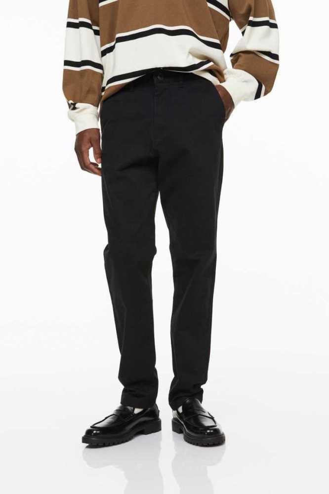 Pantalones H&M Slim Fit Algodon Chinos Hombre Beige | 729865DCB