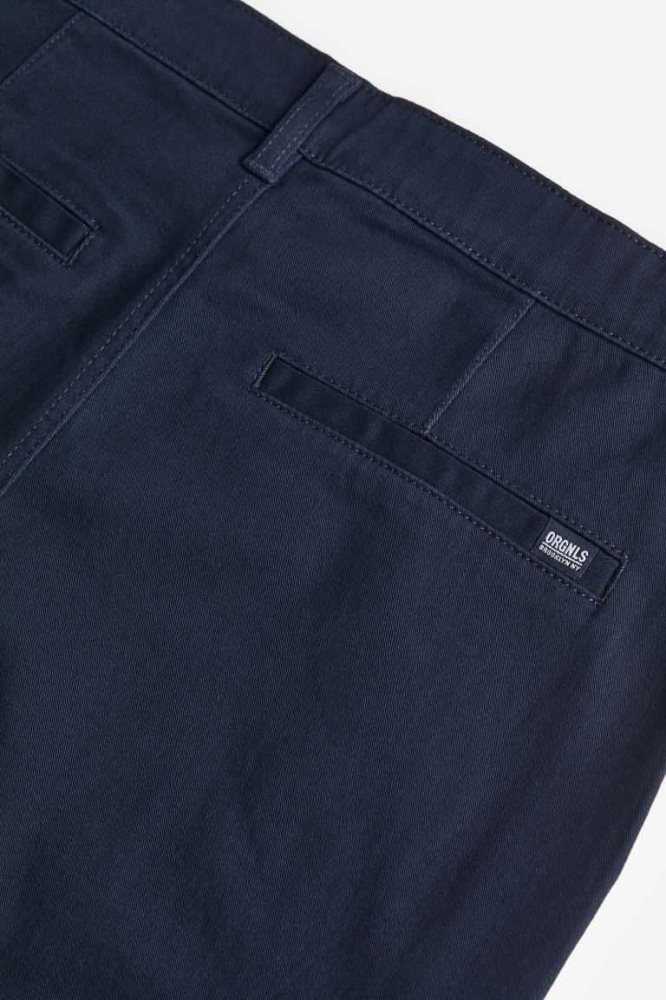 Pantalones H&M Slim Fit Chinos Niños Azul Marino Azules | 457201KNY