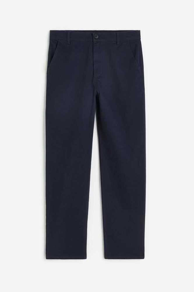 Pantalones H&M Slim Fit Chinos Niños Azul Marino Azules | 457201KNY