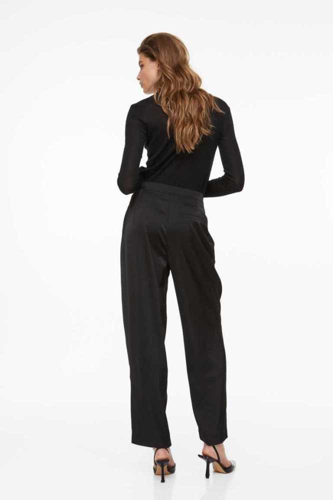 Pantalones H&M Vestido Mujer Negros | 834260EQT