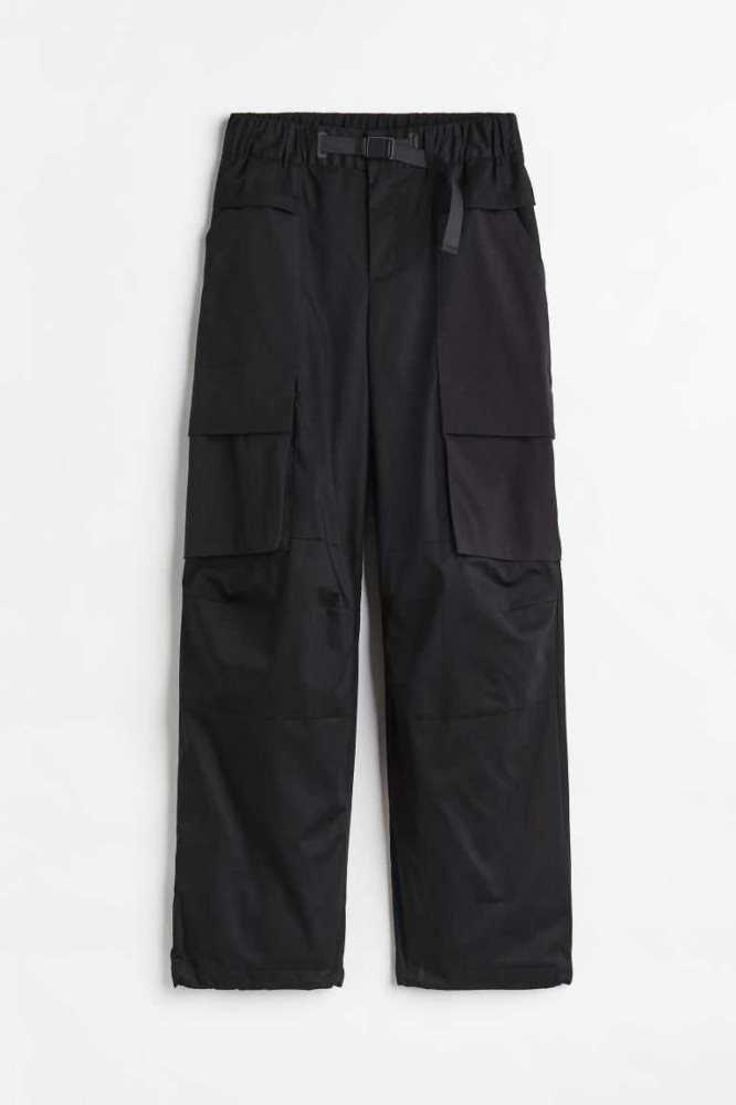 Pantalones H&M Warm Shell Mujer Negros | 921674HQA