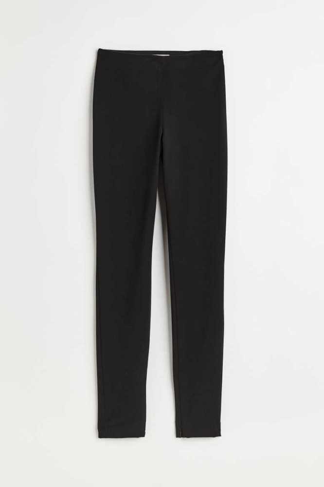 Pantalones H&M Zip-hem Mujer Grises Oscuro | 457129AYO