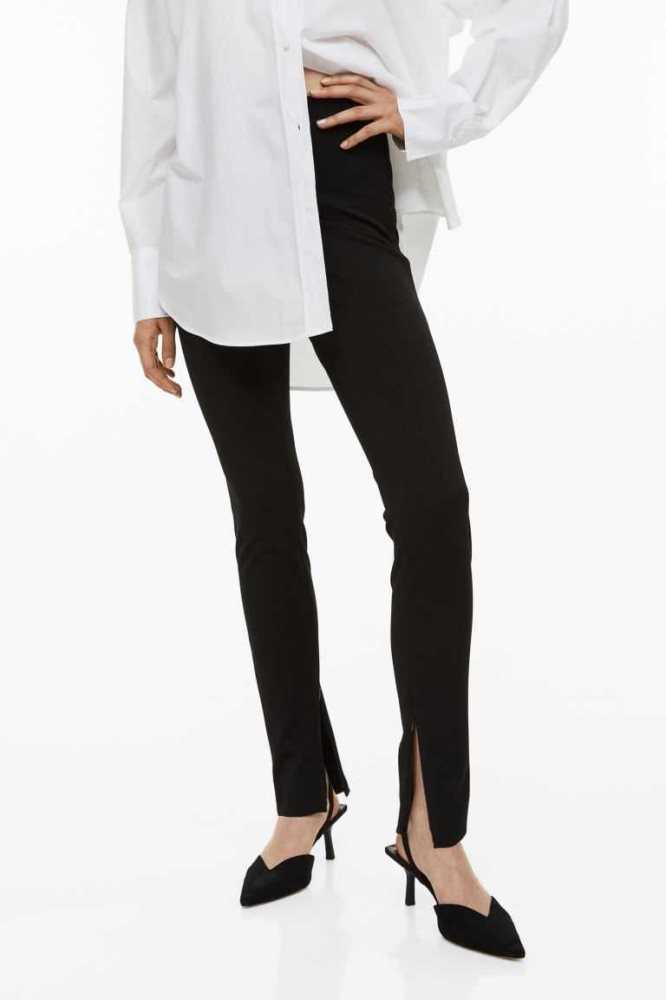 Pantalones H&M Zip-hem Mujer Negros | 462759VJG