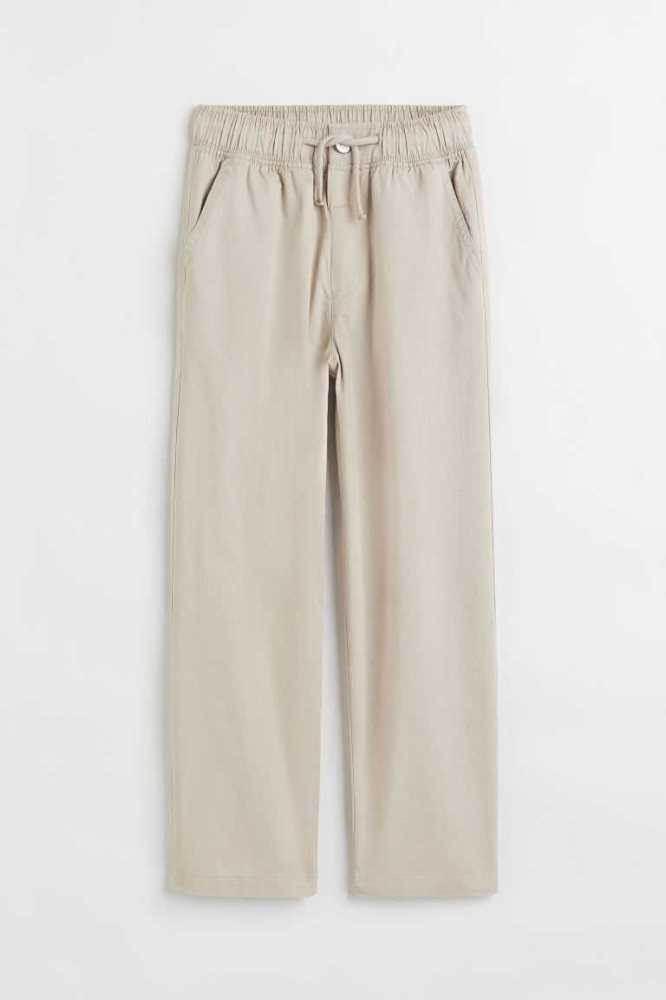 Pantalones Jogger H&M Algodon Niños Beige Oscuro | 261803COK