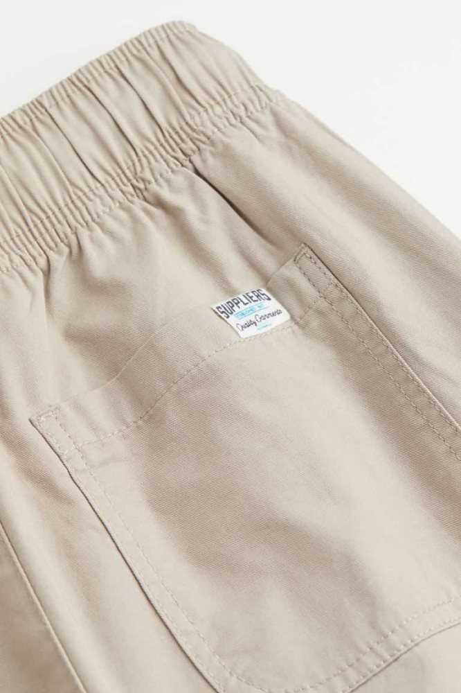 Pantalones Jogger H&M Algodon Niños Beige Oscuro | 261803COK