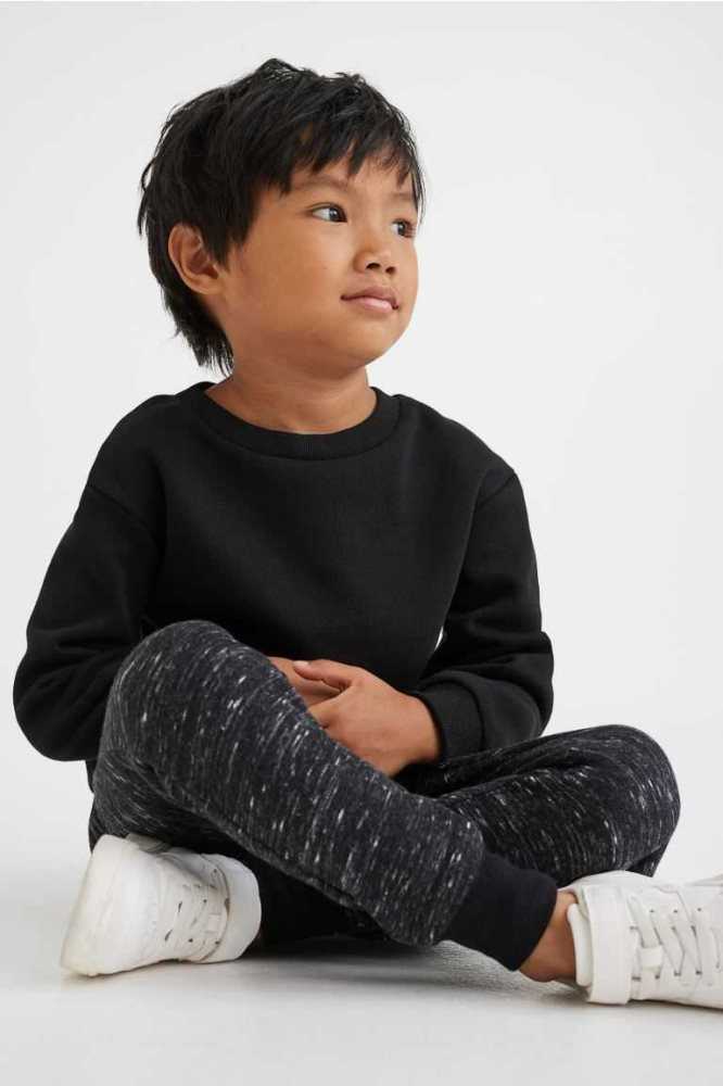 Pantalones Jogger H&M Algodon-blend Niños Negros | 580163KVT