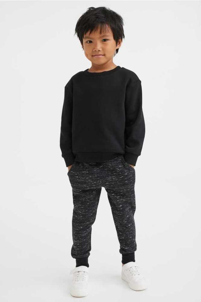 Pantalones Jogger H&M Algodon-blend Niños Negros | 580163KVT