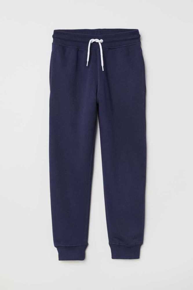 Pantalones Jogger H&M Brushed-inside Niños Verdes Oscuro | 243698ZJP