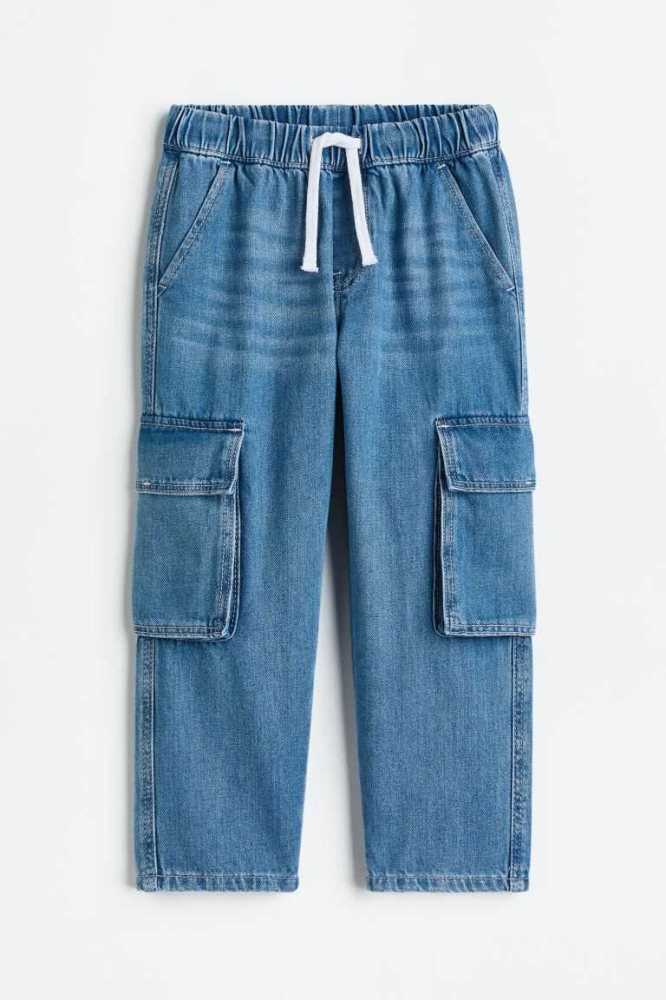 Pantalones Jogger H&M Cargo Niños Azules | 193567VMA