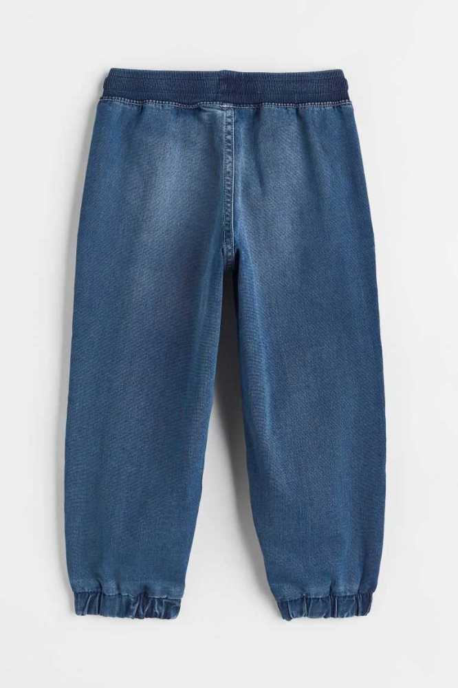 Pantalones Jogger H&M Comodidad Stretch Denim Niños Azules | 260749ZRE