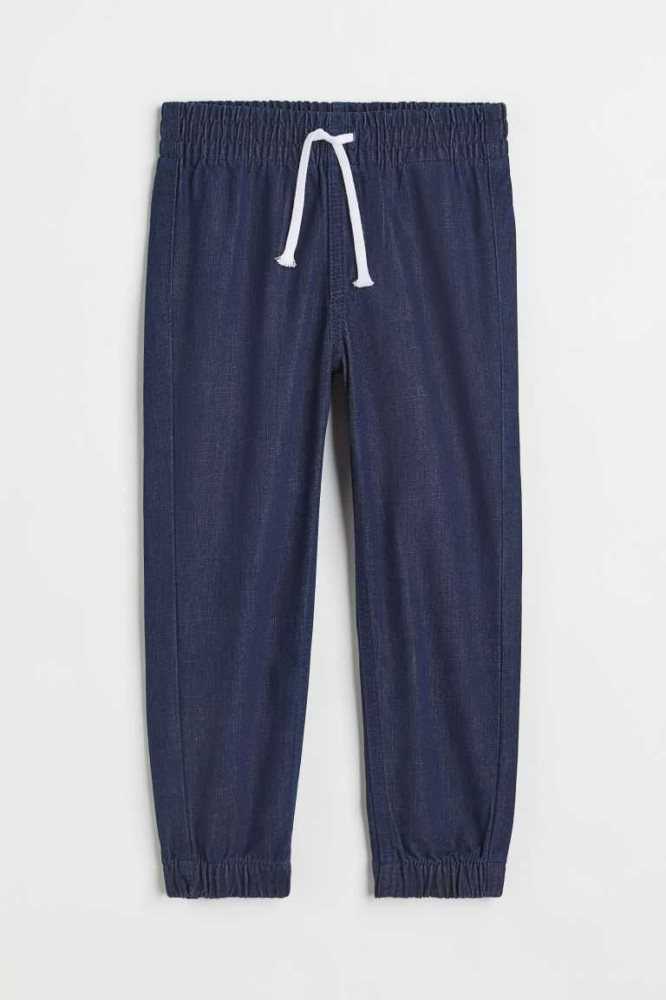 Pantalones Jogger H&M Denim Niños Azules | 506724OYE