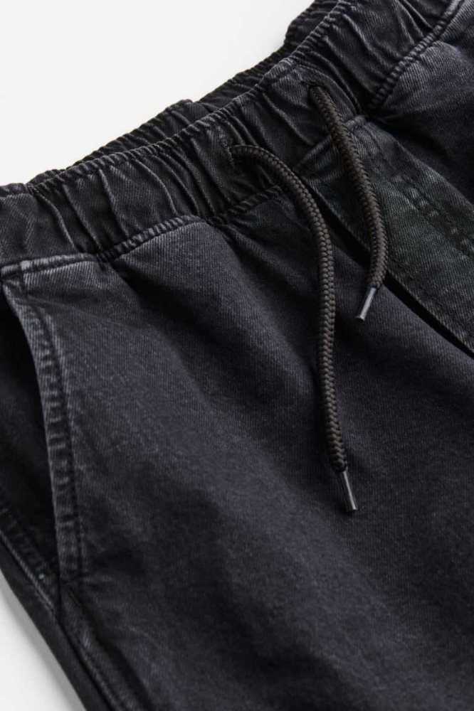 Pantalones Jogger H&M Denim Niños Azules Oscuro | 673429MHZ