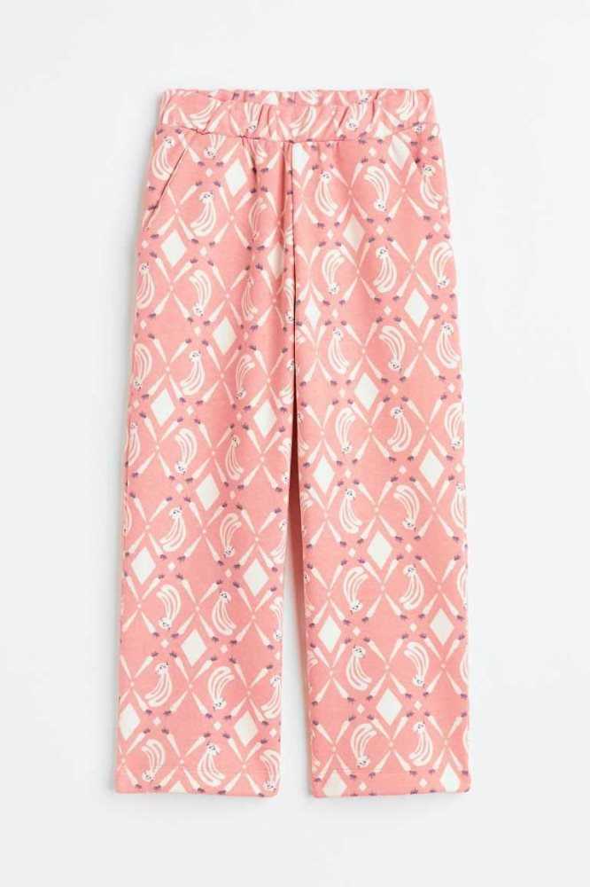 Pantalones Jogger H&M Directo Printed Niños Rosas | 250974TIG