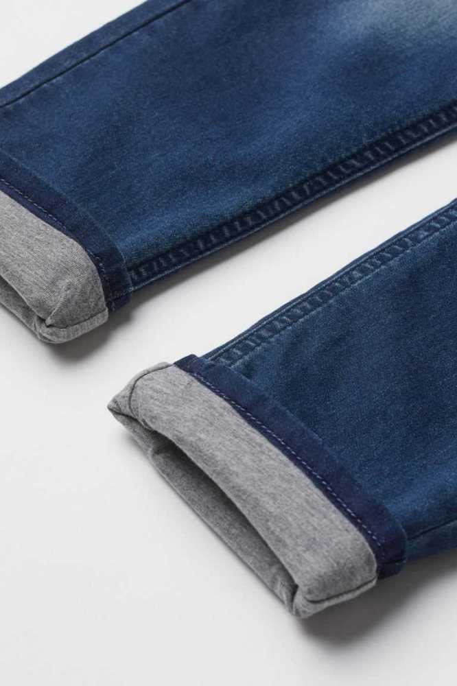 Pantalones Jogger H&M Forro Denim Niños Grises Oscuro | 538194UIO