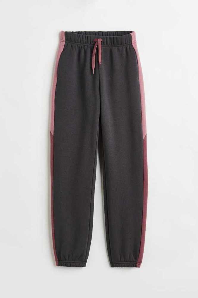 Pantalones Jogger H&M Niños Grises Oscuro Rosas | 371468YWL