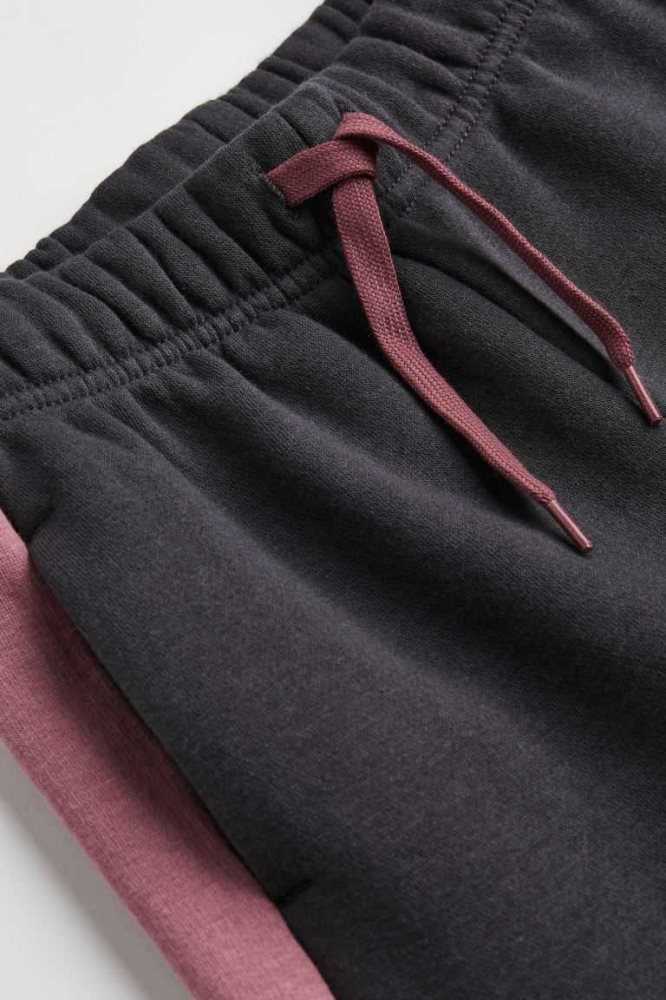 Pantalones Jogger H&M Niños Grises Oscuro Rosas | 371468YWL