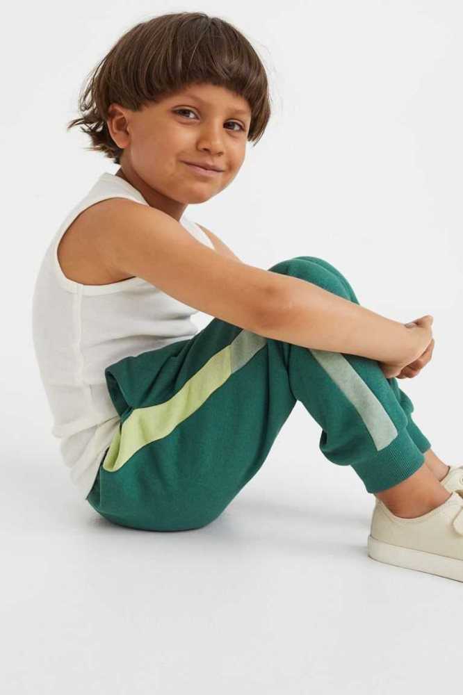 Pantalones Jogger H&M Niños Verdes Oscuro | 738065QJG