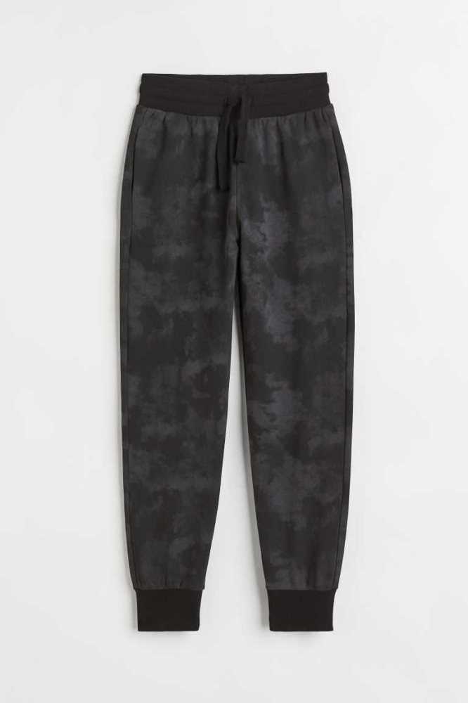 Pantalones Jogger H&M Printed Niños Grises Claro | 072861SYW