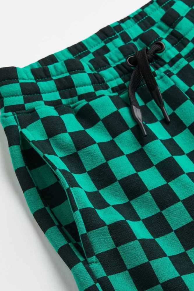 Pantalones Jogger H&M Printed Niños Verdes | 275089QWT