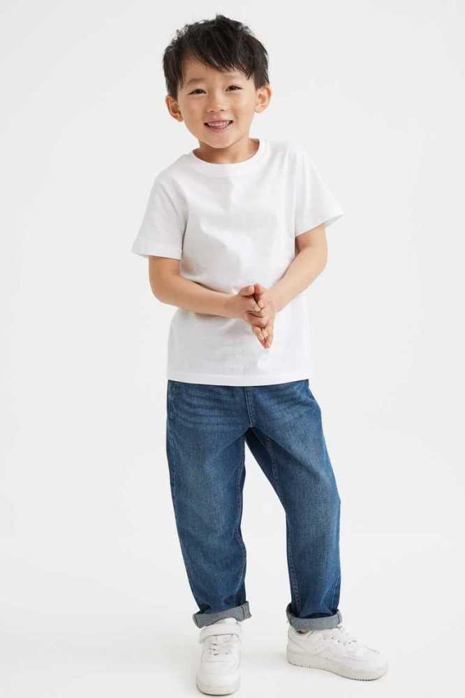 Pantalones Jogger H&M Relaxed Fit Denim Niños Azules | 425603APS