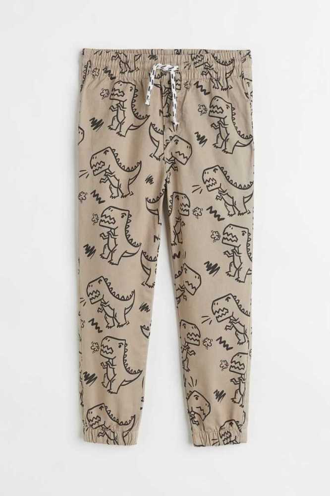 Pantalones Jogger H&M Relaxed Fit Niños Verdes Oscuro | 635294WNG