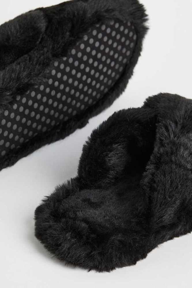 Pantuflas H&M Fluffy Niños Morados Claro | 845273HCL