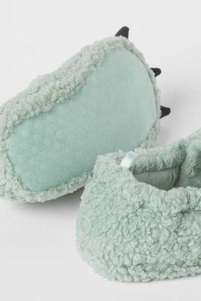 Pantuflas H&M Soft Faux Shearling Niños Marrom Claro | 381649QGU