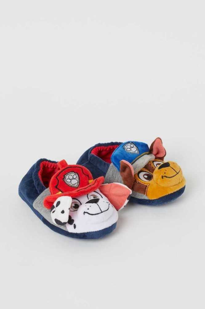 Pantuflas H&M Soft Niños Azules | 861274YVA