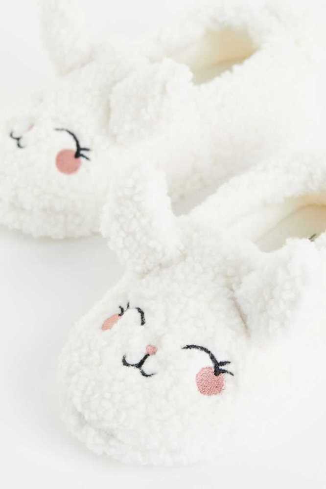 Pantuflas H&M Soft Teddy Bear Niños Rosas Oscuro | 260943WSD