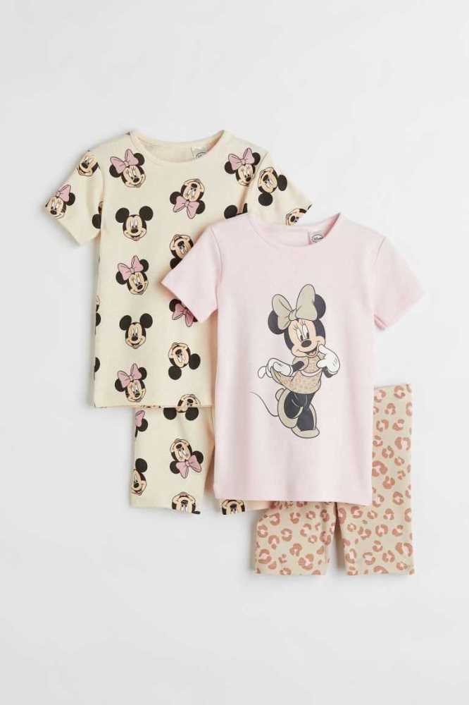 Paquete De Pijama H&M 2-pack Printed Niños Azules | 586031BKG