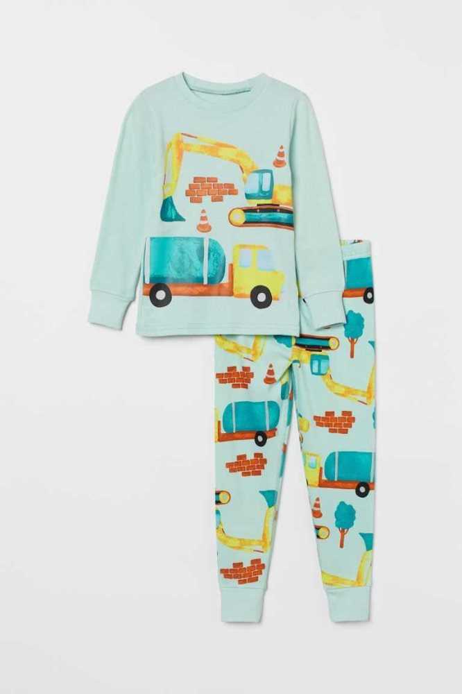 Paquete De Pijama H&M Printed Niños Blancos | 546783OVC