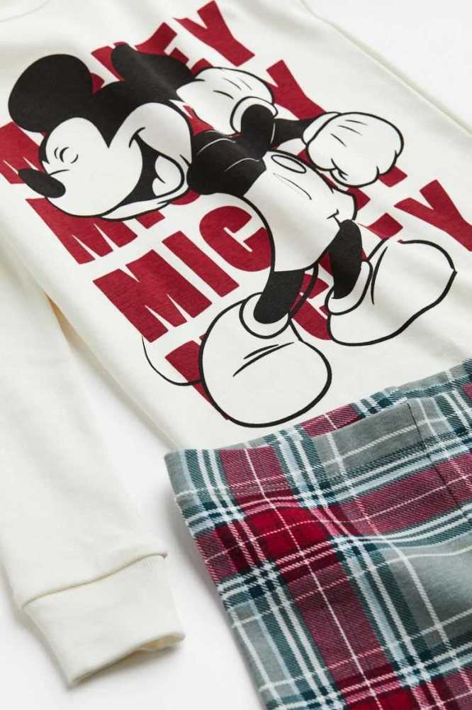 Paquete De Pijama H&M Printed Niños Blancos | 859146OBQ