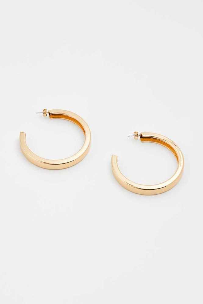 Pendientes H&M Hoop Mujer Dorados | 731640YTW