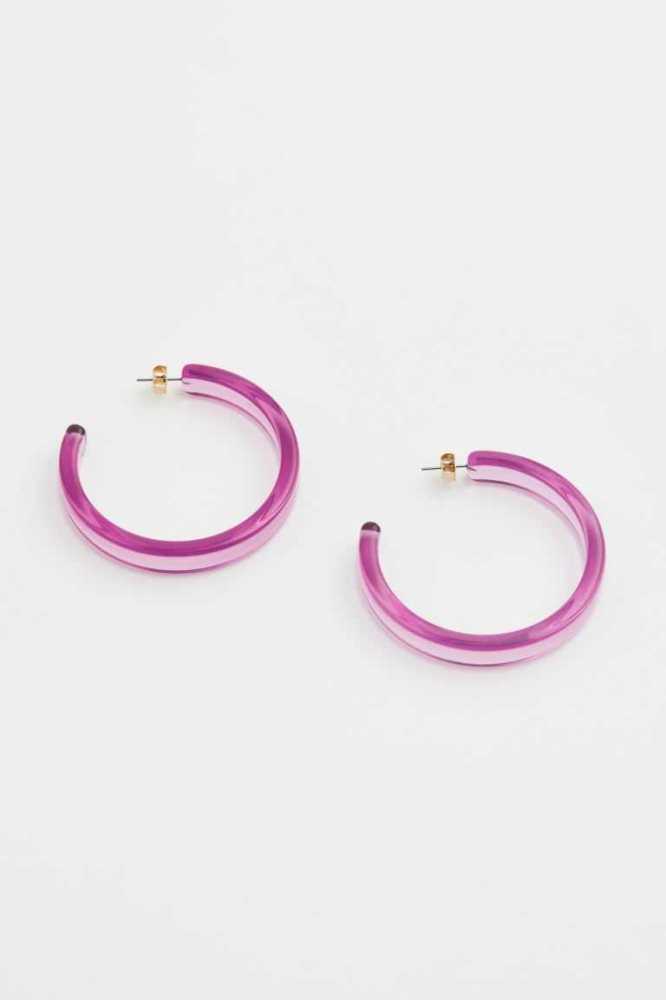 Pendientes H&M Hoop Mujer Rosas | 012985HUM