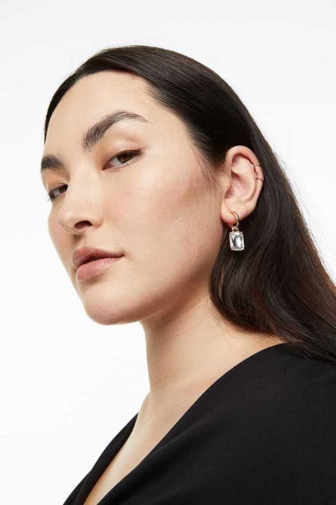 Pendientes H&M Pendant Mujer Dorados | 196453RHF