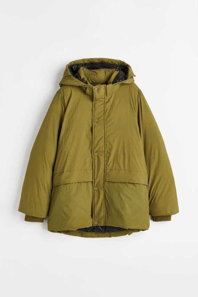 Ropa De Abrigo H&M Acolchado Nylon Parka Niños Negros | 158639WMB