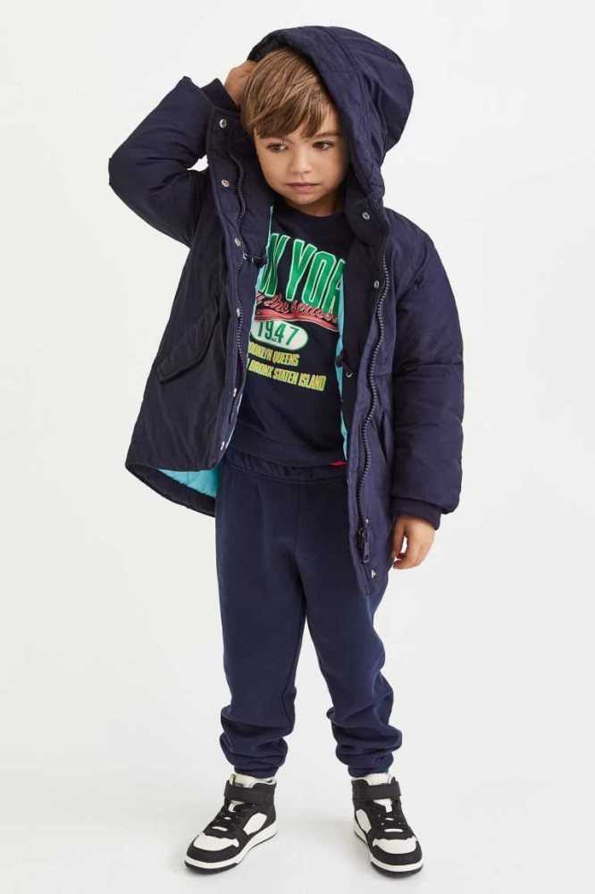 Ropa De Abrigo H&M Acolchado Nylon Parka Niños Marrom | 384205QIX