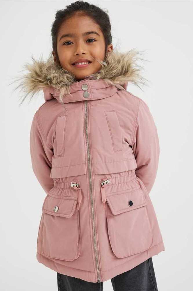 Ropa De Abrigo H&M Acolchado Parka Niños Azules Oscuro | 624975ZAK