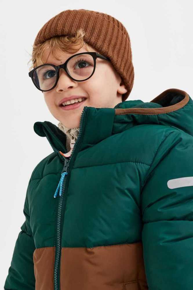 Ropa De Abrigo H&M Agua-repellent Jacket Niños Azules Oscuro | 028673HXM