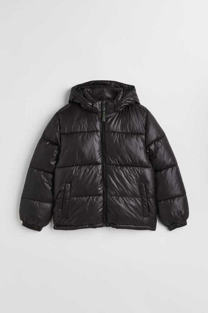 Ropa De Abrigo H&M Agua-repellent Puffer Jacket Niños Negros | 593280KJS