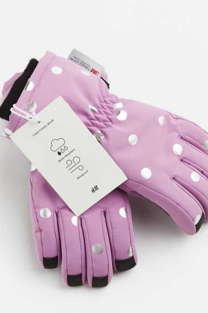 Ropa De Abrigo H&M Agua-repellent Ski Gloves Niños Turquesa | 981426GJO