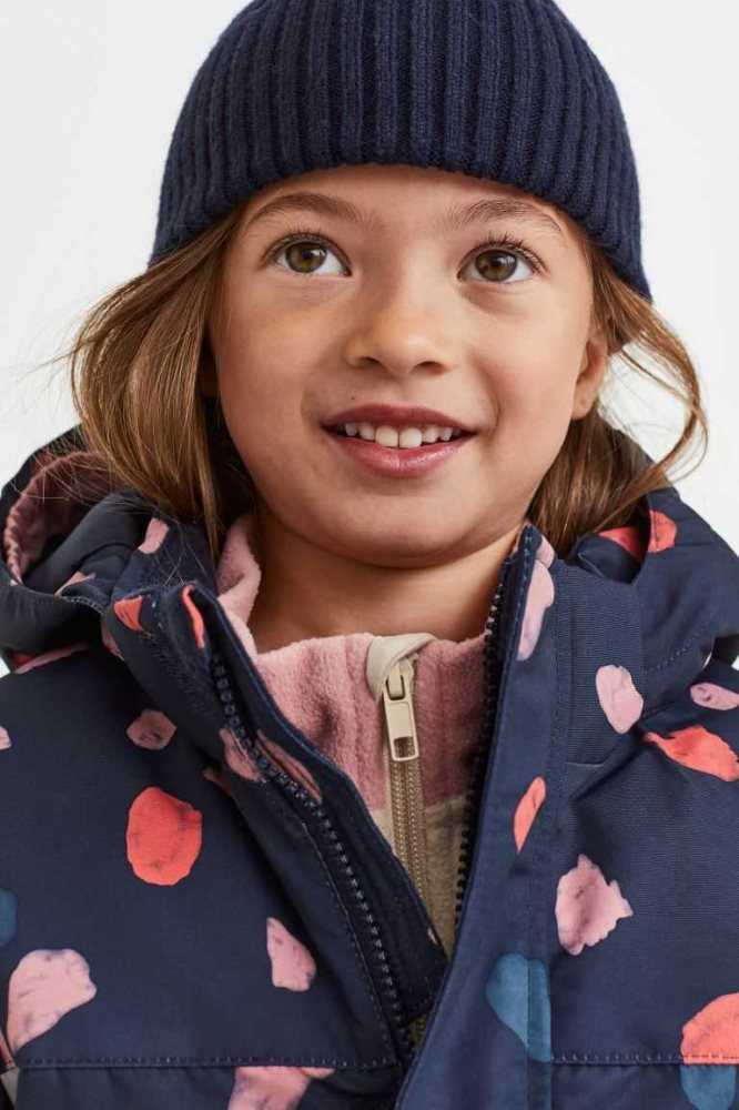 Ropa De Abrigo H&M Agua-resistant Acolchado Jacket Niños Azul Marino Azules | 430869HQT