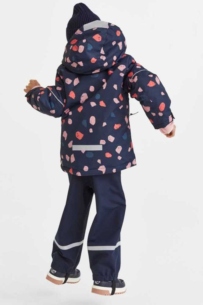 Ropa De Abrigo H&M Agua-resistant Acolchado Jacket Niños Azul Marino Azules | 430869HQT