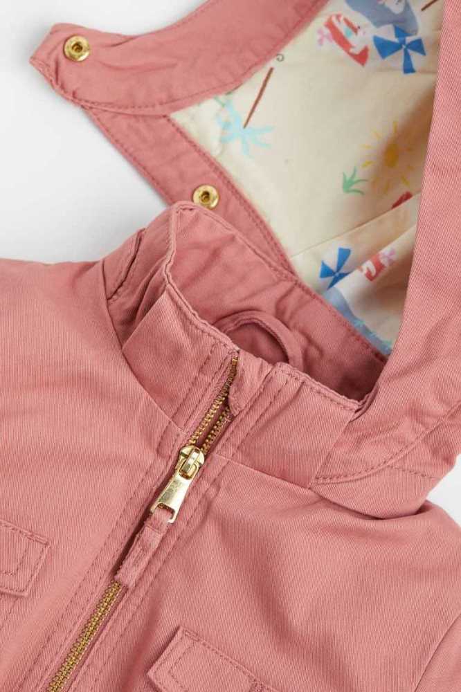 Ropa De Abrigo H&M Algodon Twill Parka Niños Rosas | 358617SEA