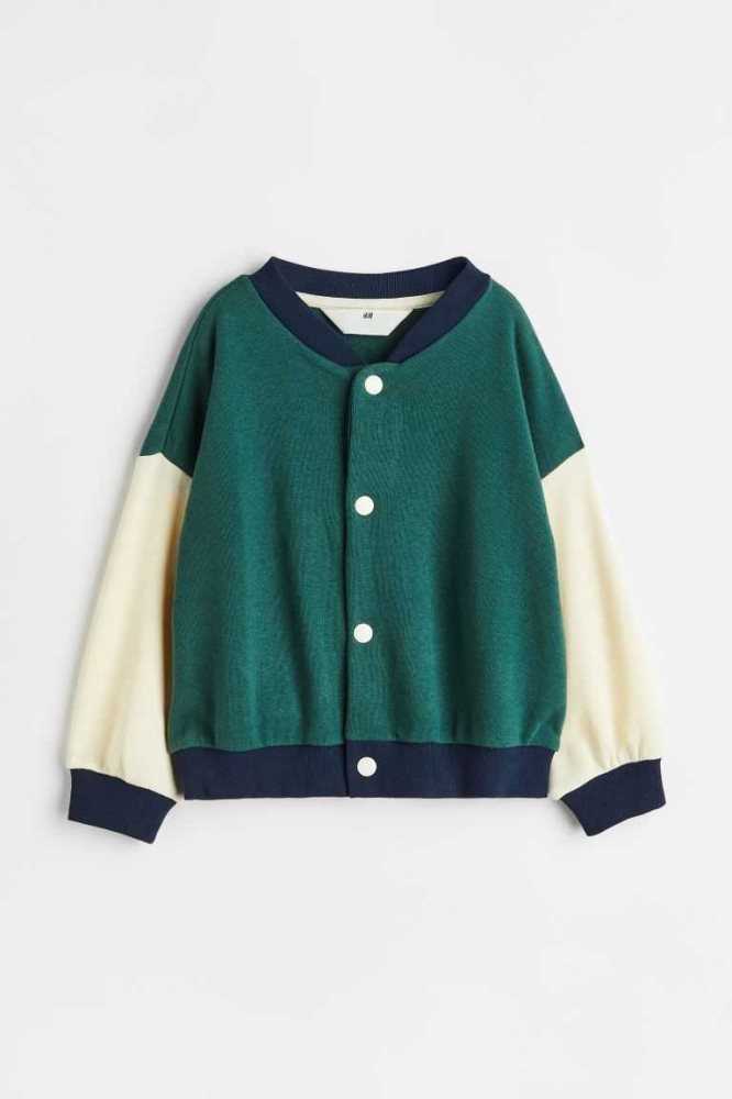 Ropa De Abrigo H&M Baseball Jacket Niños Azules Claro | 698573DQP