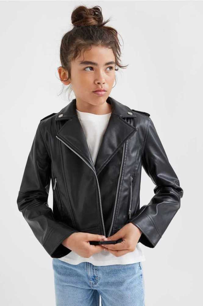 Ropa De Abrigo H&M Ciclismo Jacket Niños Negros | 871396AQT